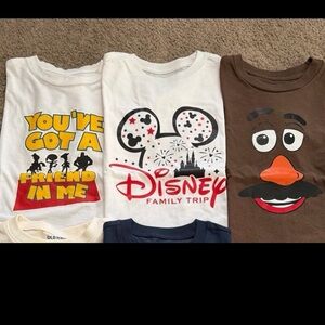 The Children's Place White Graphic Tee with Colorful School Design